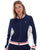 Fila Vintage Silvana Trainingsjacke Marineblau/Gardenia/Rot