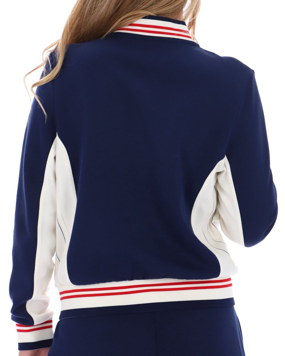 Fila Vintage Silvana Trainingsjacke Marineblau/Gardenia/Rot