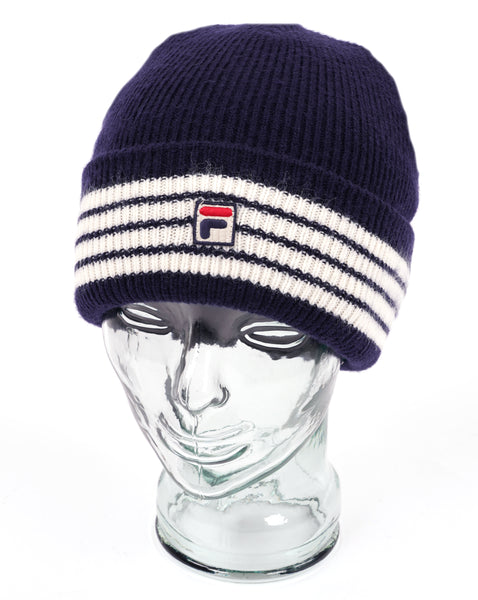 Fila Vintage Slalom Beanie Navy/Gardenia