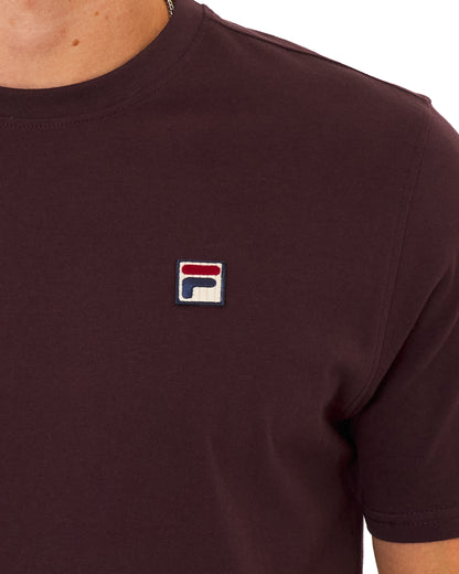 Fila Vintage Sunny T Shirt Deep Burgundy