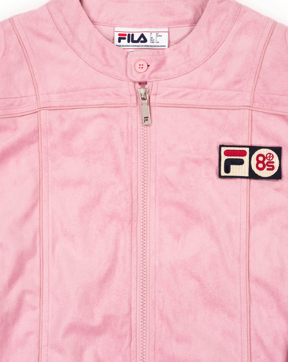 Fila Vintage Terrinda Mk3 Pro Badged Track Top Pink Nectar