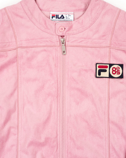 Fila Vintage Terrinda Mk3 Pro Badged Track Top Pink Nectar