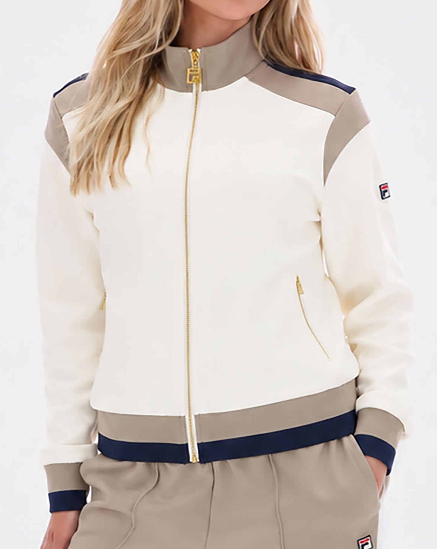 Fila Vintage Bianca Trainingsjacke Gardenia/Vintage Khaki