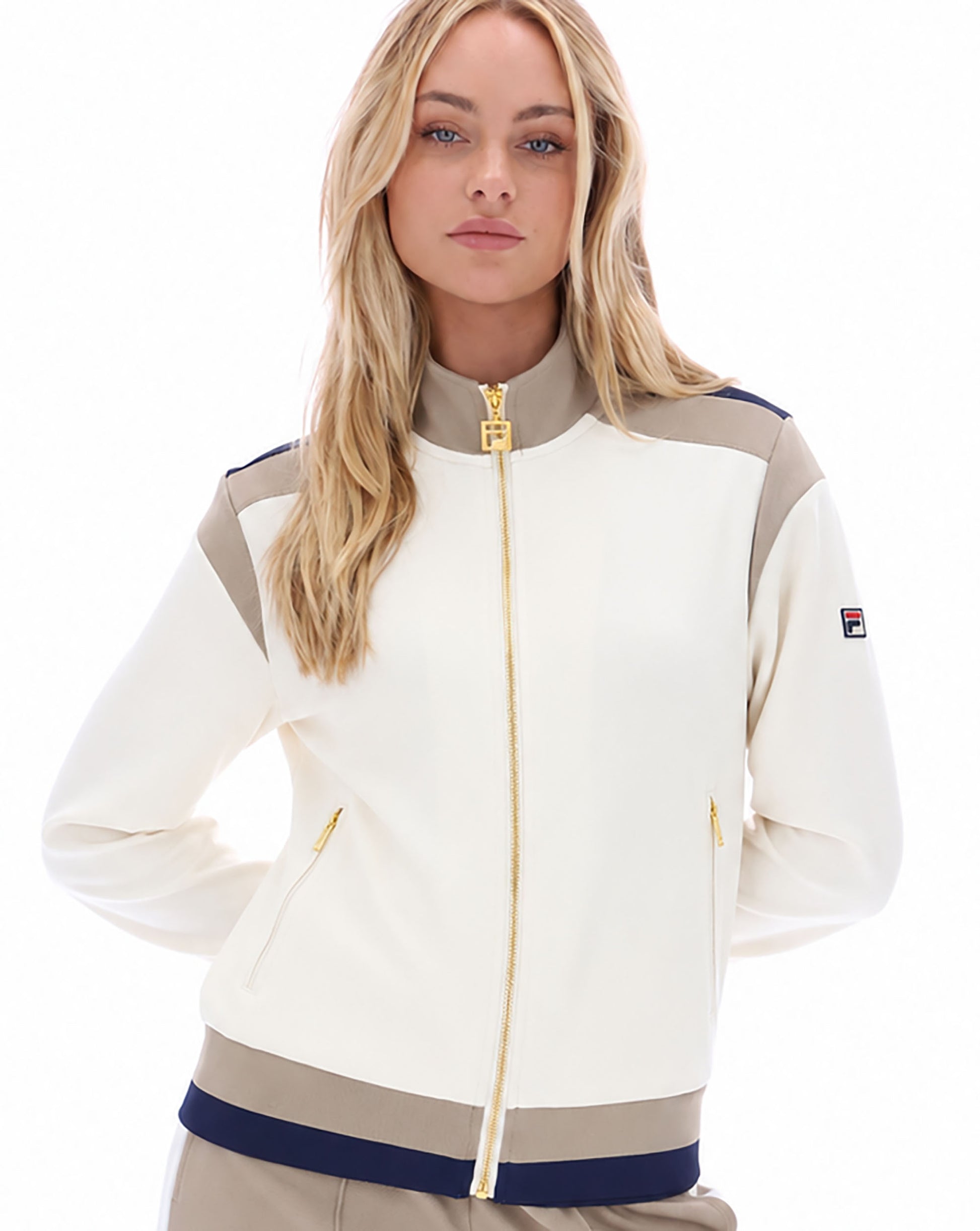 Fila Vintage Bianca Trainingsjacke Gardenia/Vintage Khaki