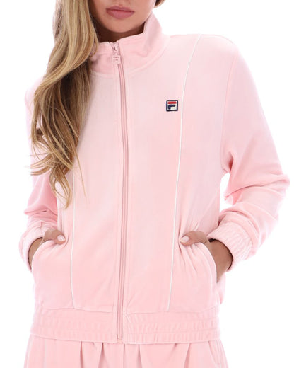 Fila Women's Honey Velour Track Top Pale Lilac
