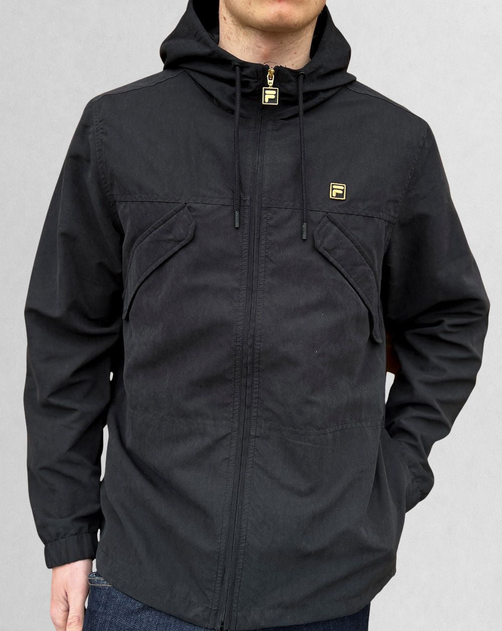 Fila Gold Bunny Jacke Schwarz