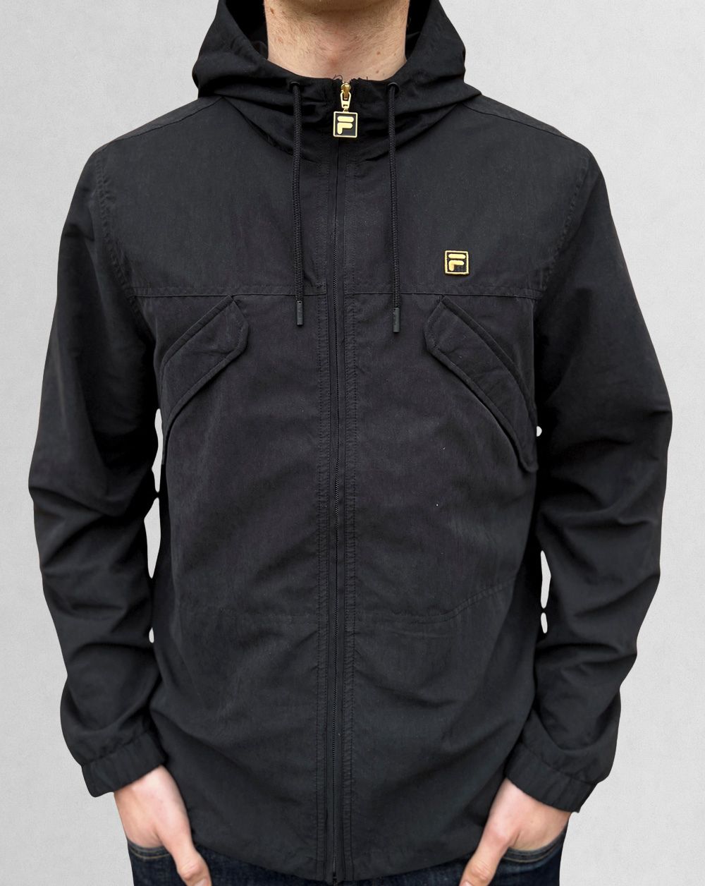 Fila Gold Bunny Jacke Schwarz