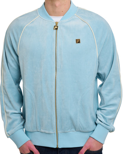 Fila Gold Fella Velours-Trainingsjacke Sterlingblau