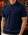 Fila Gold Mario Diamond Knit Polo Dark Navy