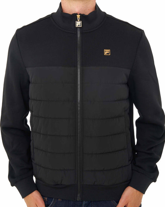 Fila Gold Fila Gold Padded Hybrid Mix Jacket Black