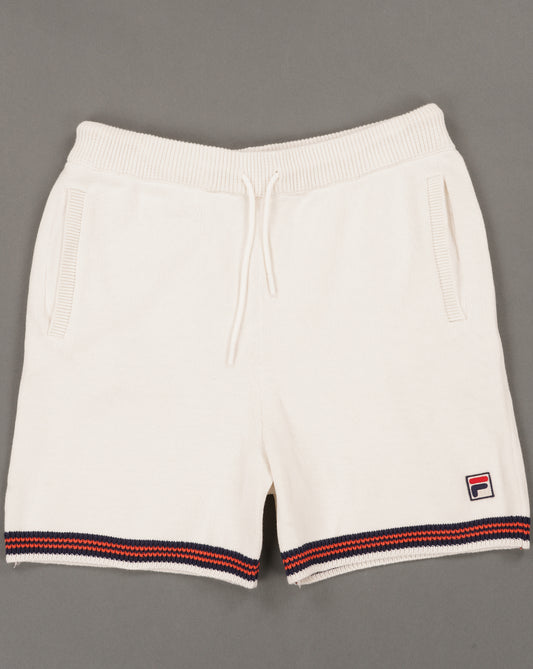 Fila Vintage Fila Vintage Clemente Crochet Shorts Gardenia