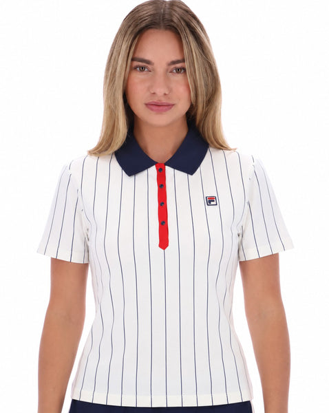 Fila Vintage Bai Poloshirt Gardenia