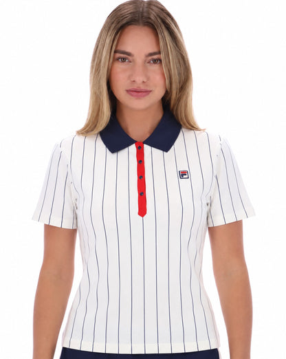 Fila Vintage Bai Poloshirt Gardenia