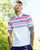 Fila Vintage Business Poloshirt Weiß Marine Rot