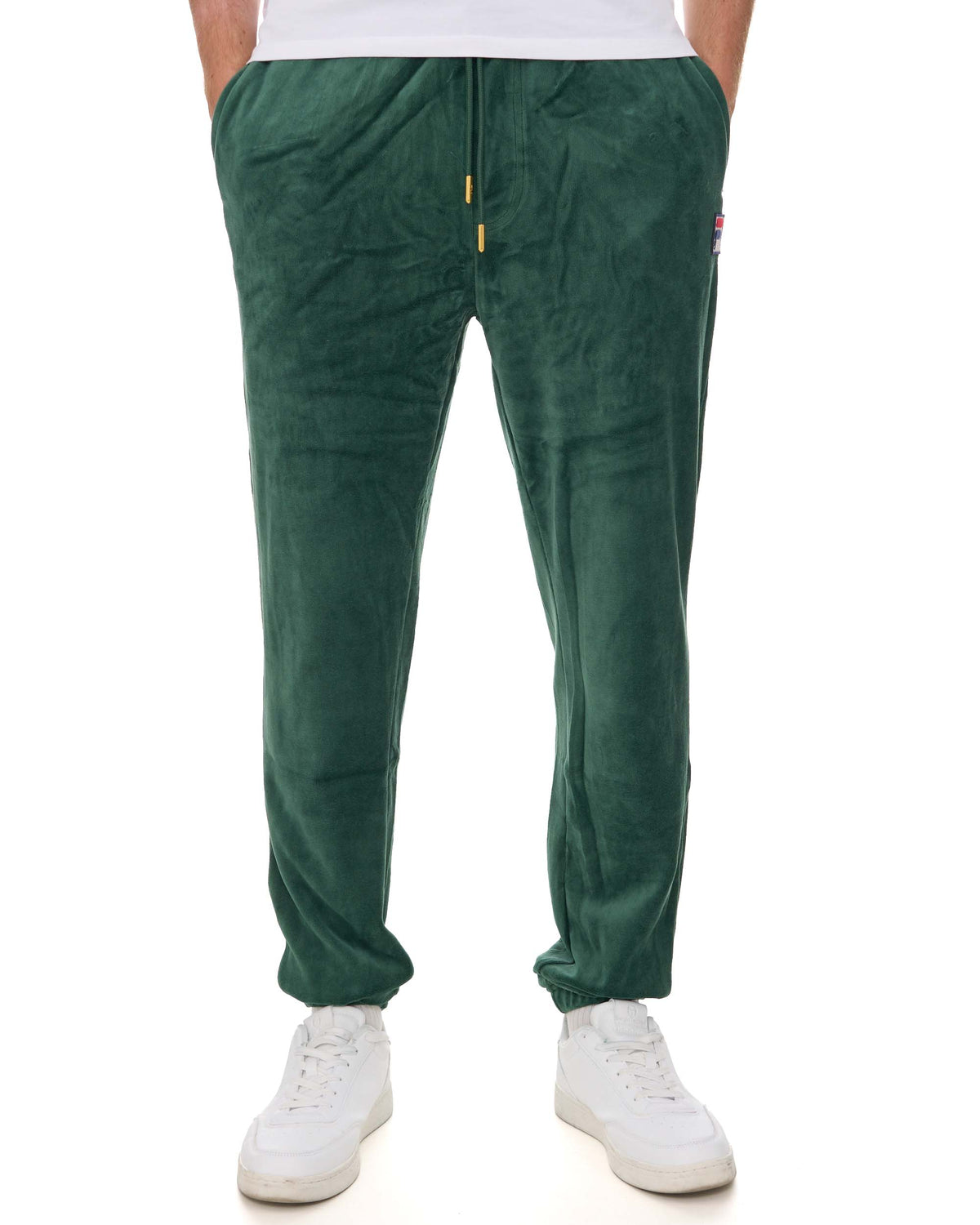 Fila Vintage Eddie Velour Track Pants Pine Green