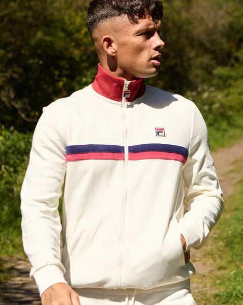 Fila Vintage Enrico Track Top Gardenia