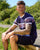 Fila Vintage James T-Shirt Marineblau