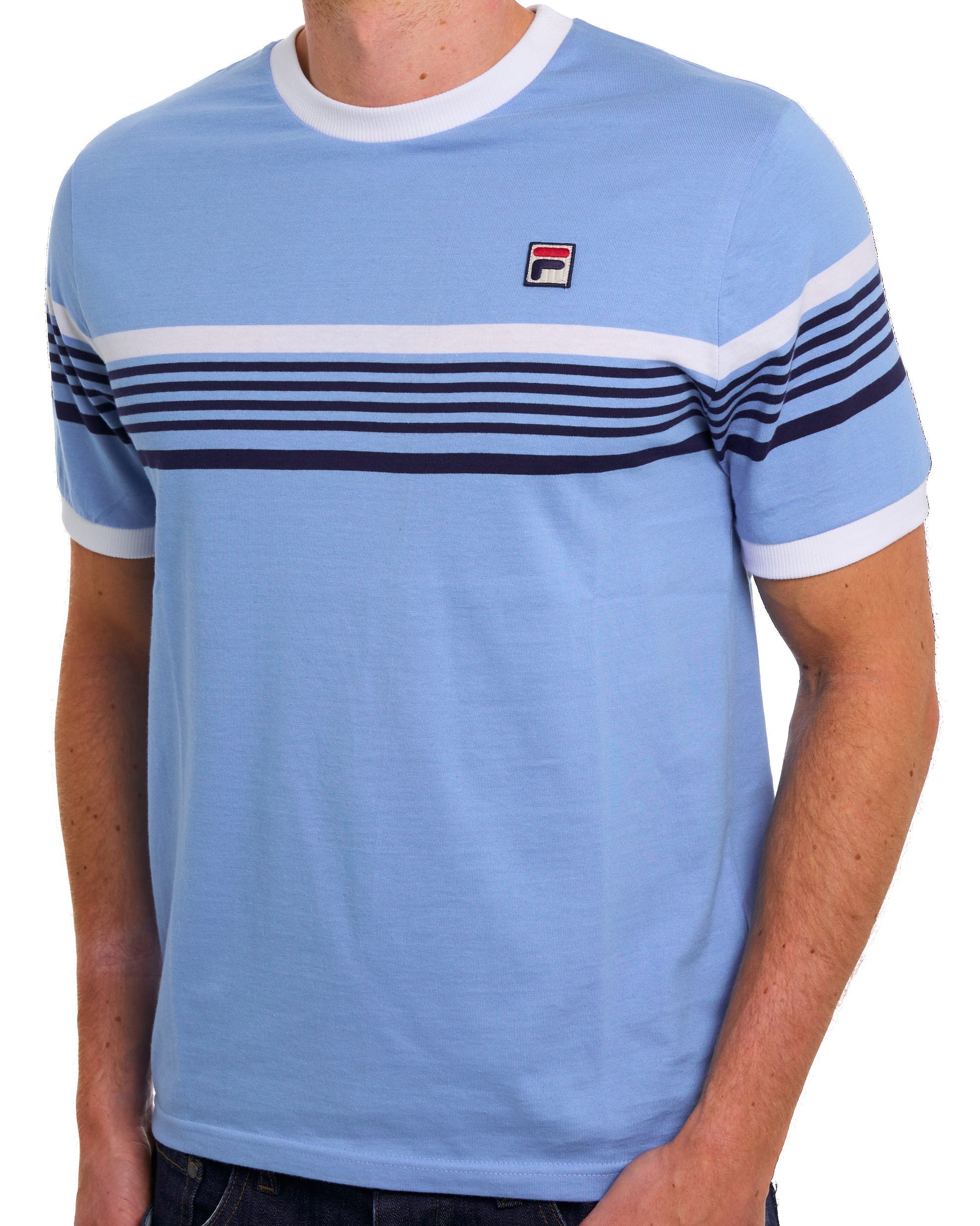 Fila Vintage James T-Shirt Vista Blau