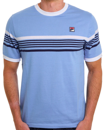 Fila Vintage James T-Shirt Vista Blau