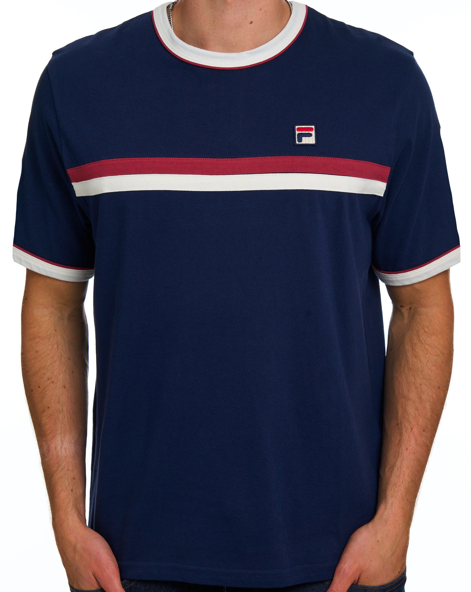 Fila Vintage Rosario T Shirt Navy