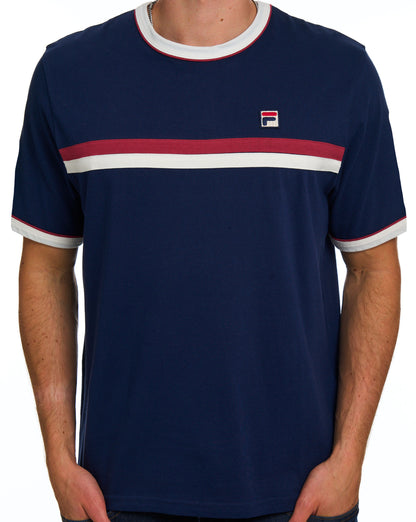 Fila Vintage Rosario T Shirt Navy