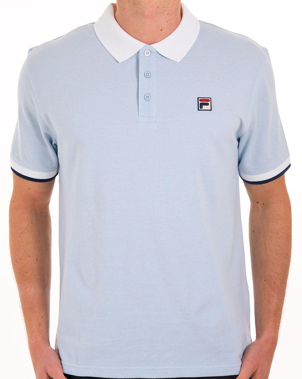 Fila Vintage Ruben Poloshirt Himmelblau