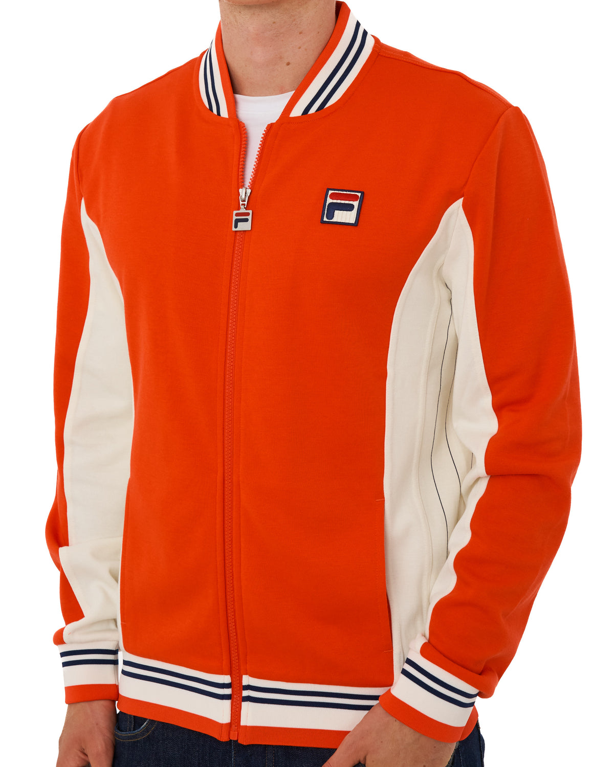 Fila Vintage Settanta Pro Badge Track Top OG Rot