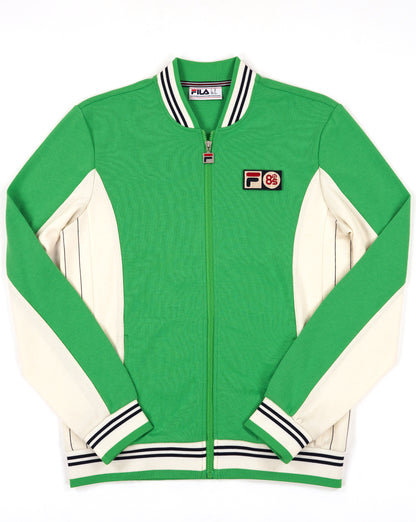 Fila Vintage Mk1 Settanta Twin Badge Trainingsjacke Grün/Gardenia