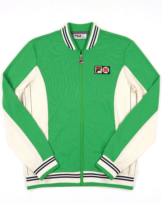 Fila Vintage Fila Vintage Mk1 Settanta Twin Badge Trainingsjacke Grün/Gardenia