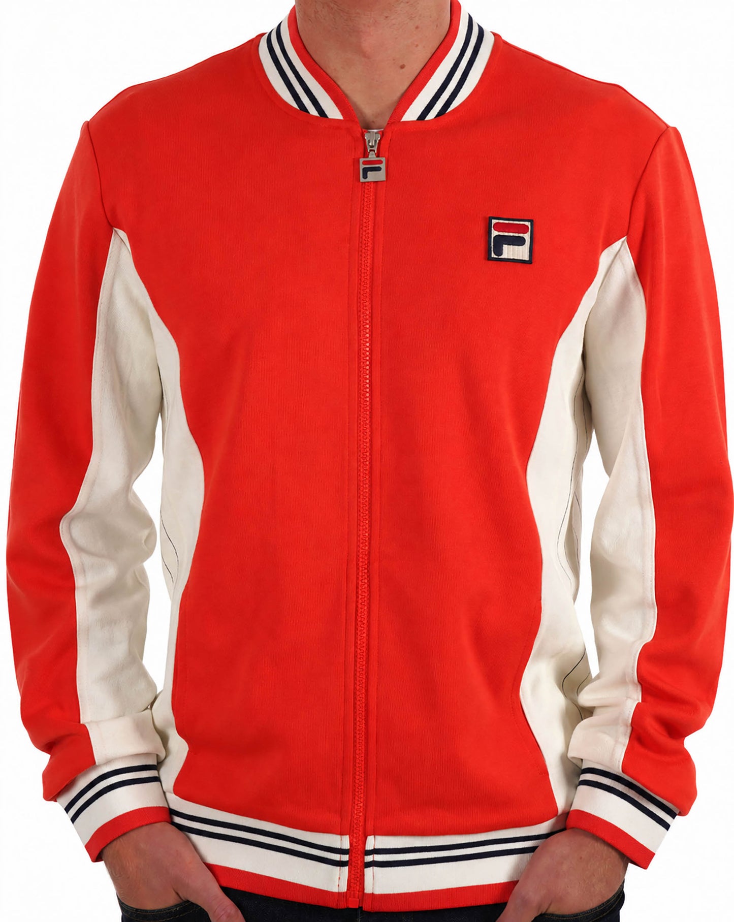 Fila Vintage Settanta Pro Badge Track Top OG Rot