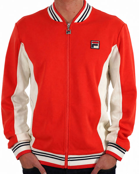 Fila Vintage Settanta Pro Badge Track Top OG Rot