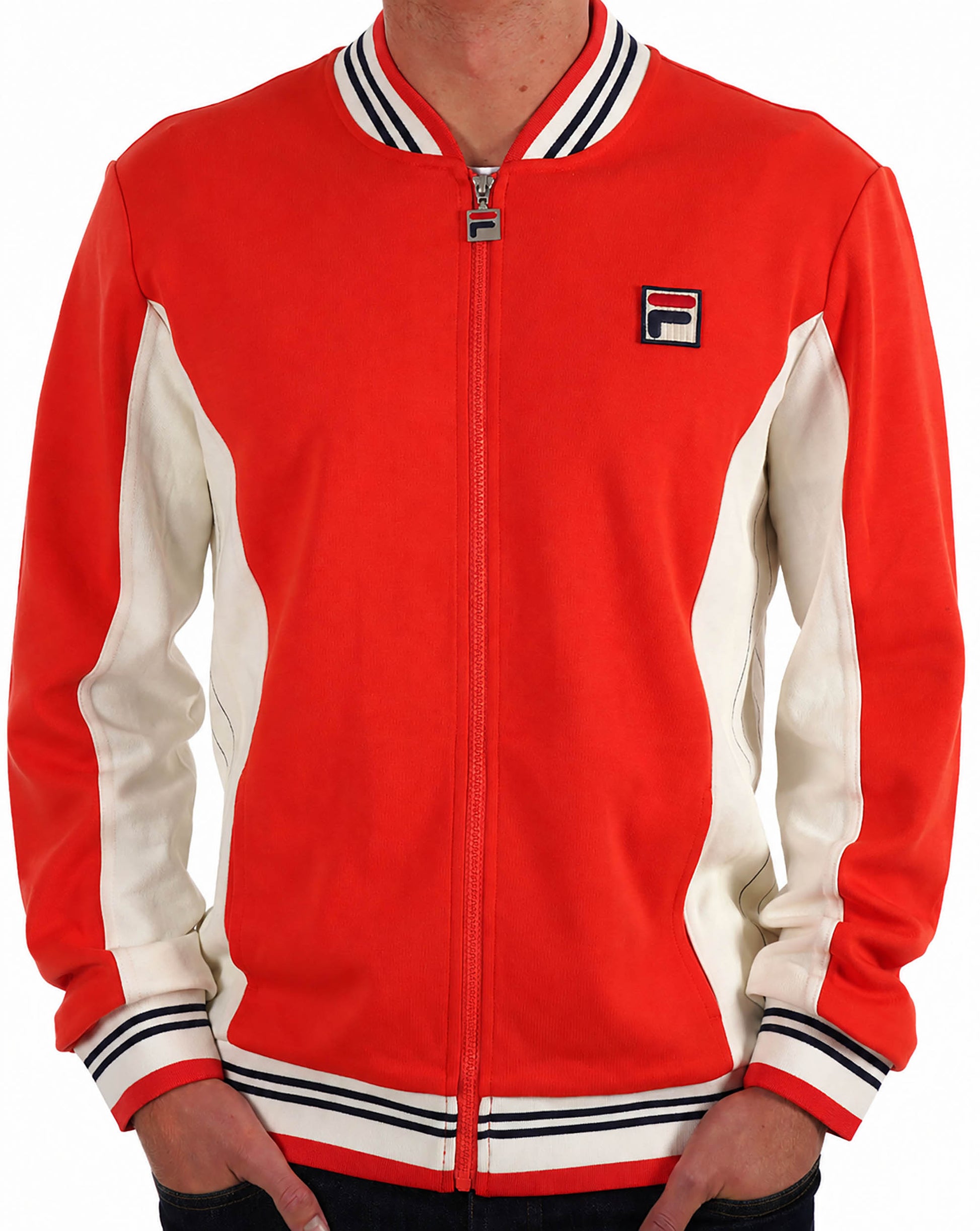 Fila Vintage Settanta Pro Badge Track Top OG Rot