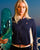 Fila Vintage Silvana Track Top Navy/Gardenia/Red