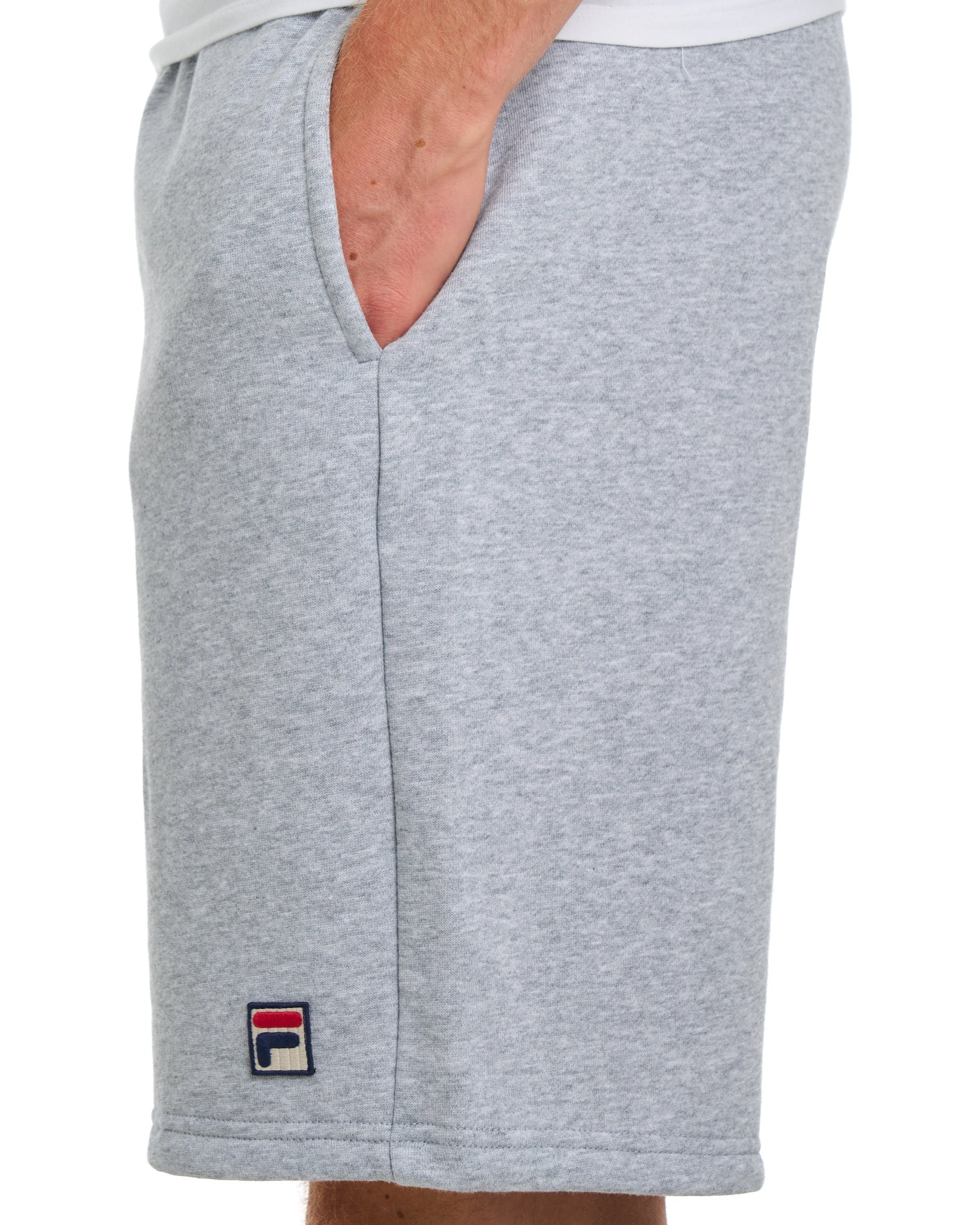 Fila Vintage Vico Fleeceshorts Hellgrau meliert