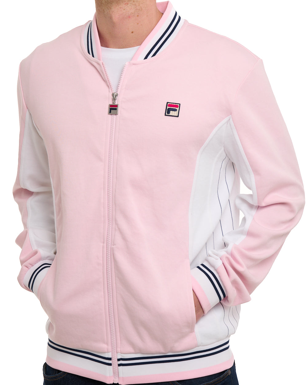 Fila Vintage MK1 Settanta Track Top, helllila/weiß