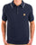 Gabicci Vintage Textured Knit Polo Navy