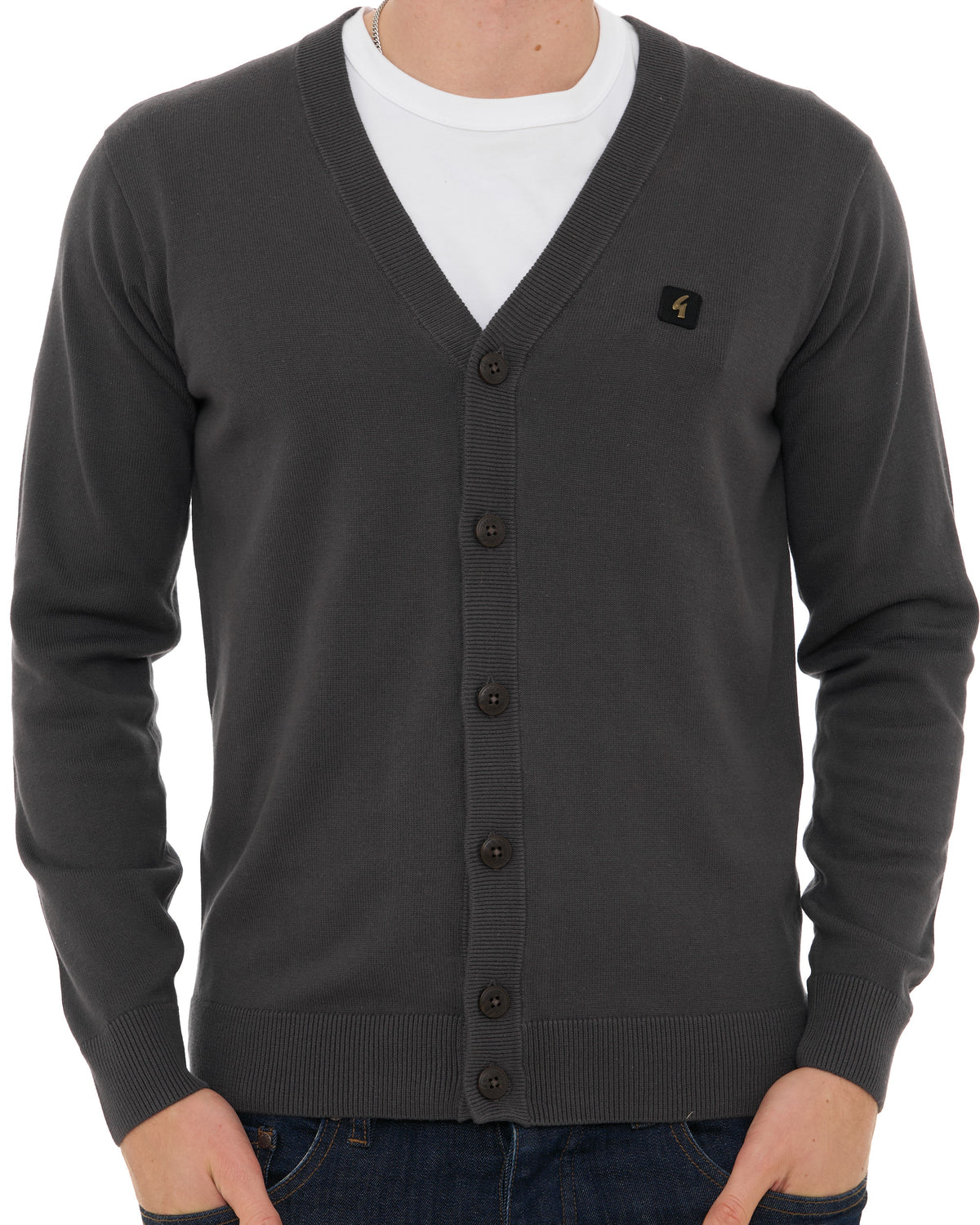 Gabicci Vintage Cardigan Charcoal