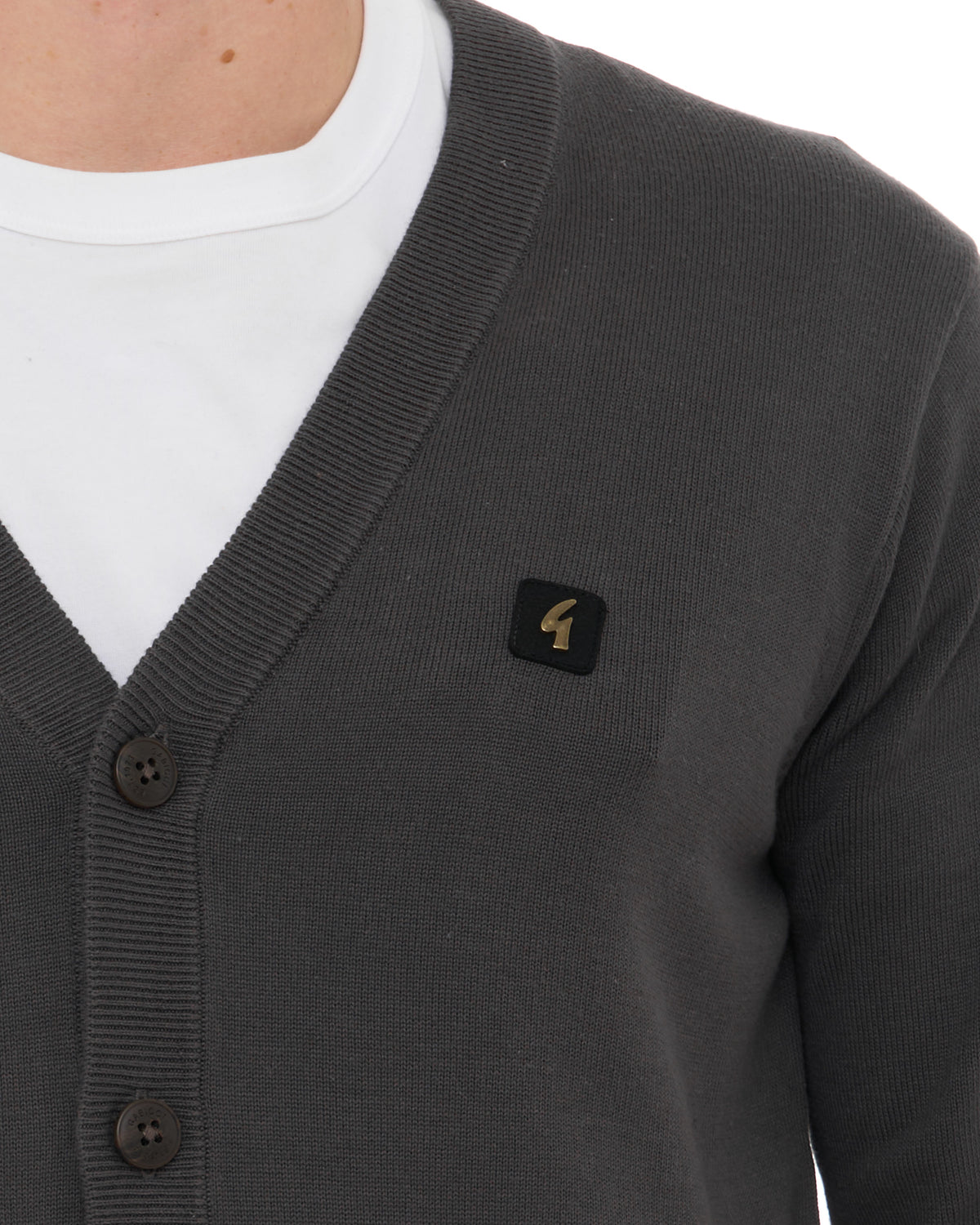 Gabicci Vintage Cardigan Charcoal