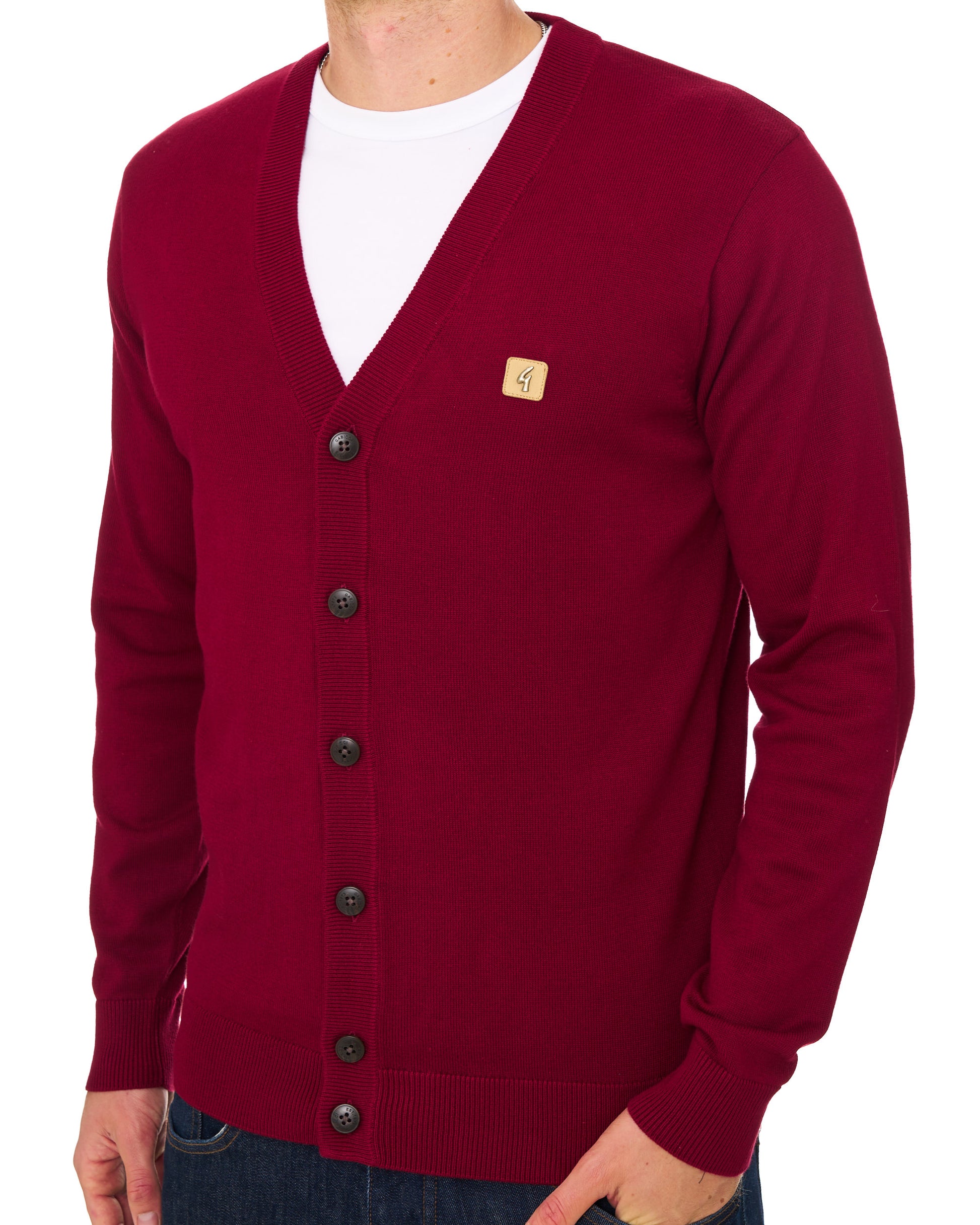Gabicci Vintage Cardigan Claret