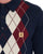 Gabicci Vintage Argyle Diamond Strickpolo Marineblau