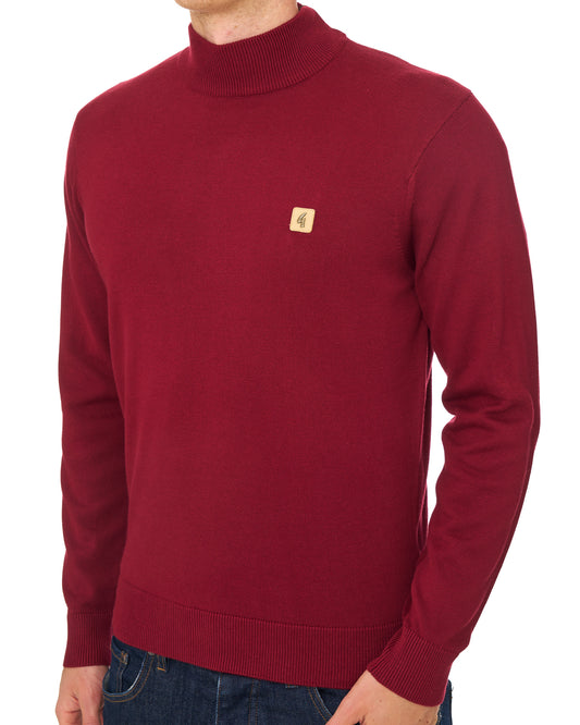 Gabicci Vintage Gabicci Vintage Duke Turtle Neck Knit Claret