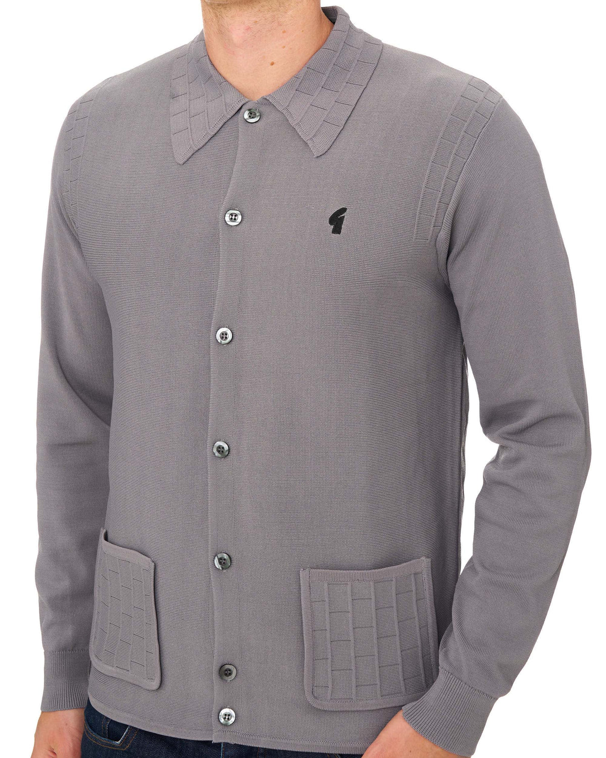 Gabicci Vintage Eddie Archive Shirt Charcoal