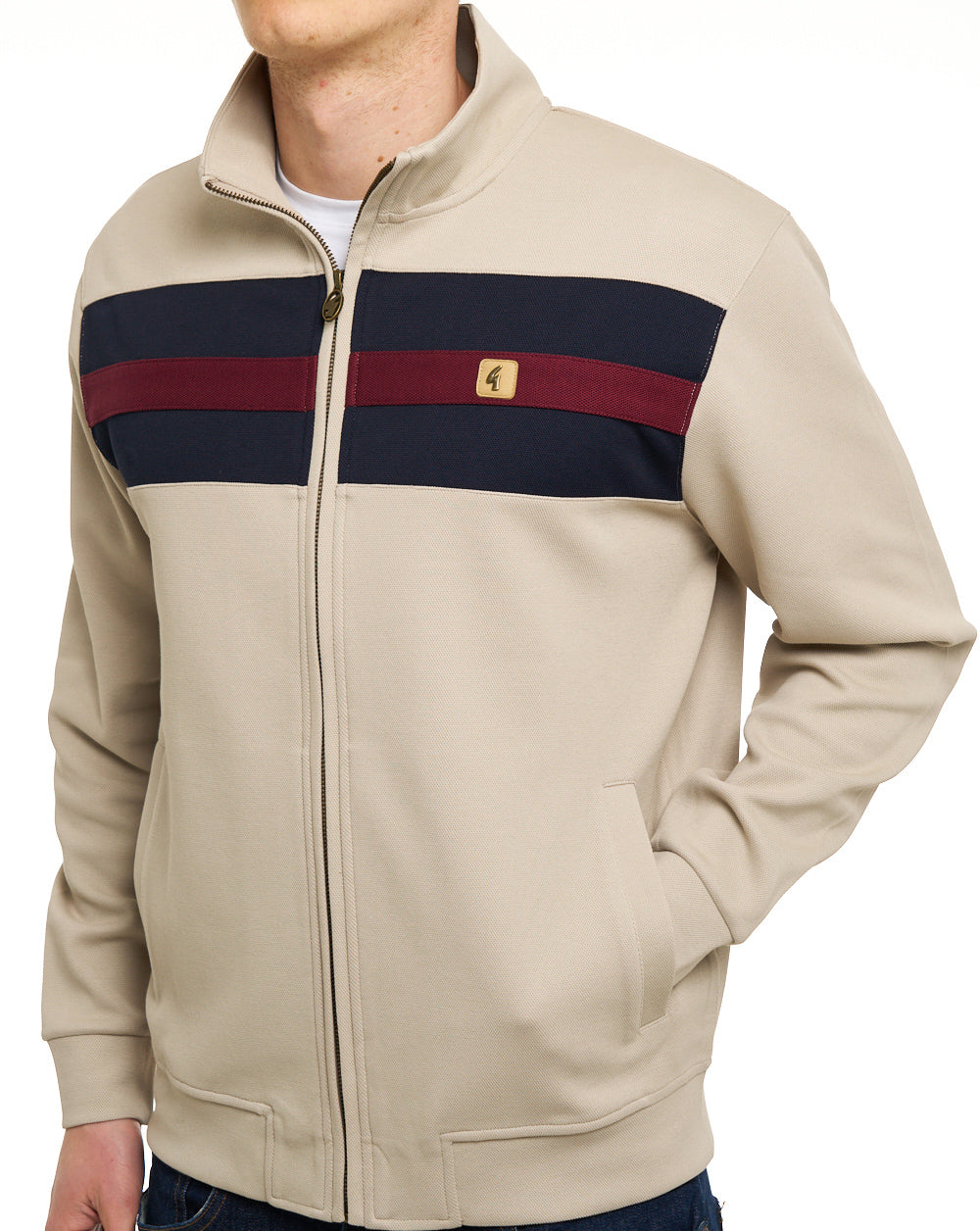 Gabicci Vintage Escher Track Top Zement