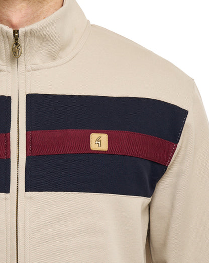 Gabicci Vintage Escher Track Top Zement