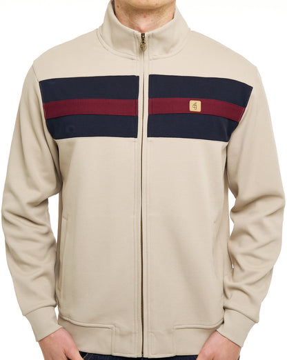 Gabicci Vintage Escher Track Top Zement