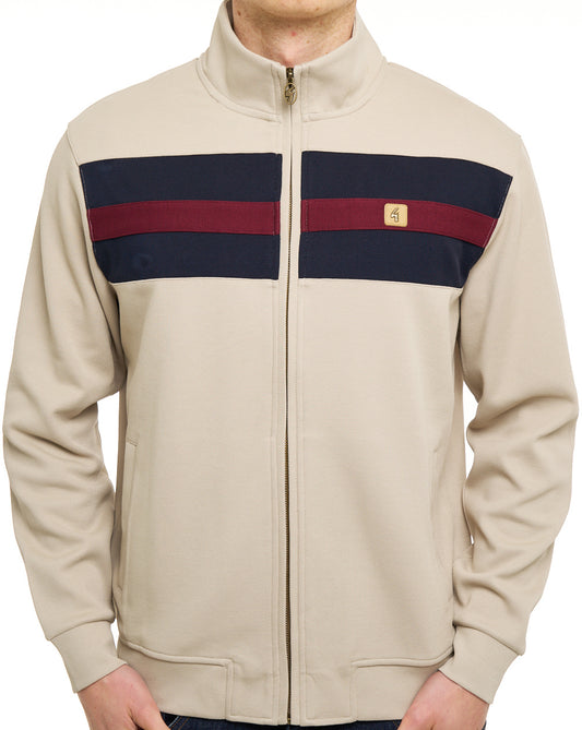 Gabicci Vintage Gabicci Vintage Escher Track Top Zement