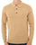 Gabicci Vintage Francesco LS Knitted Polo Caramel
