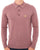 Gabicci Vintage Francesco LS Knitted Polo Dusky Pink