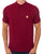 Gabicci Vintage Jackson Knit Polo Claret