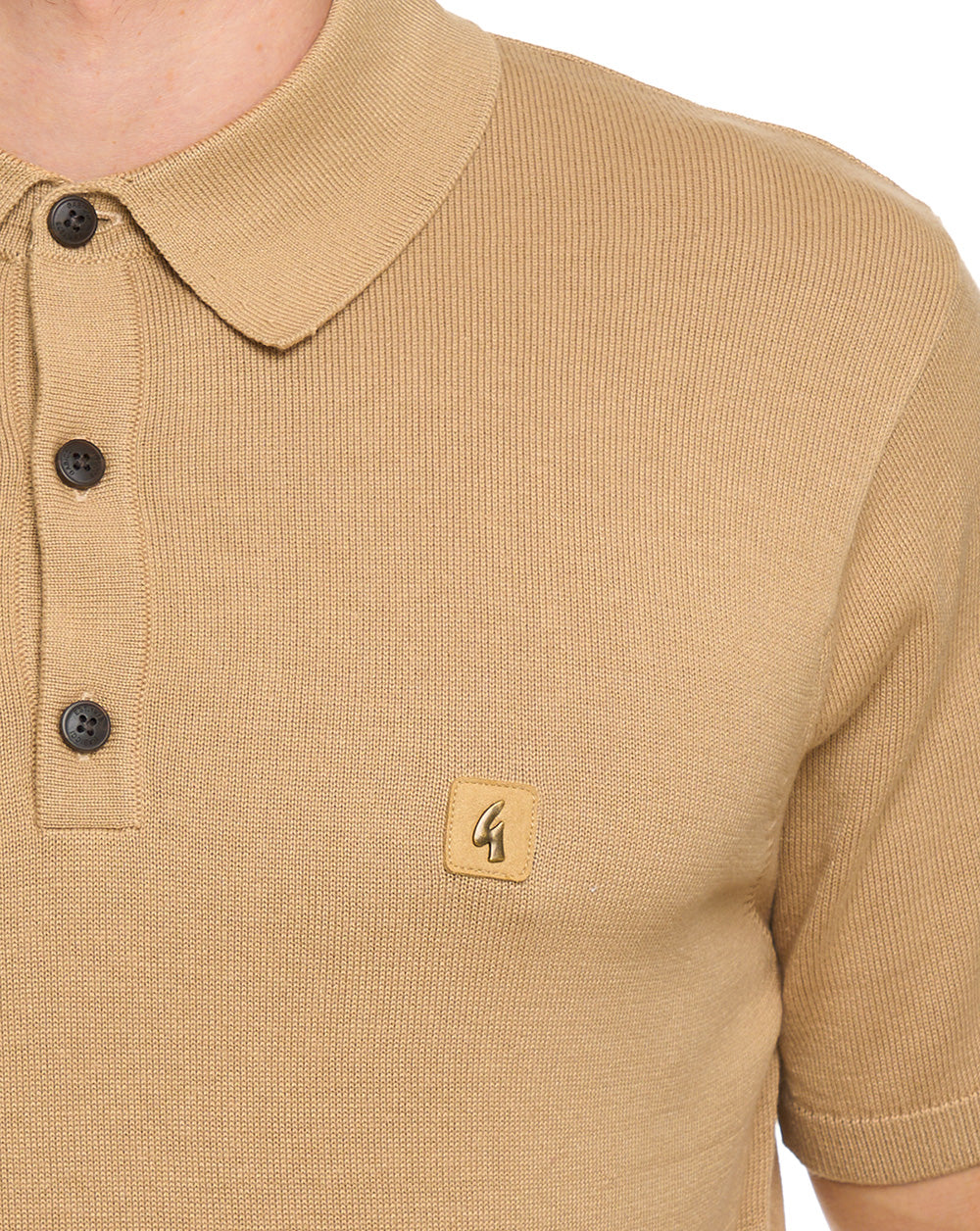 Gabicci Vintage Jackson Strickpolo Sandstein